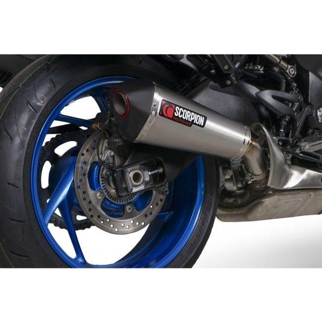 SCORPION スコーピオン セルケトテーパー スリップオンマフラー タイプ：ブラッシュステンレススチール／重量：1.51kg GSX-S 1000 GT GX SUZUKI スズキ_2
