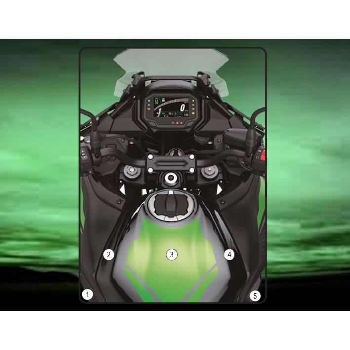 EAZI-GUARD イージーガード PPF FULL TANK PROTECTION カラー：グロスサーフェス(艶あり) VERSYS 650 KAWASAKI カワサキ プロテクションフィルム・保護フィルム | ブランド登録なし