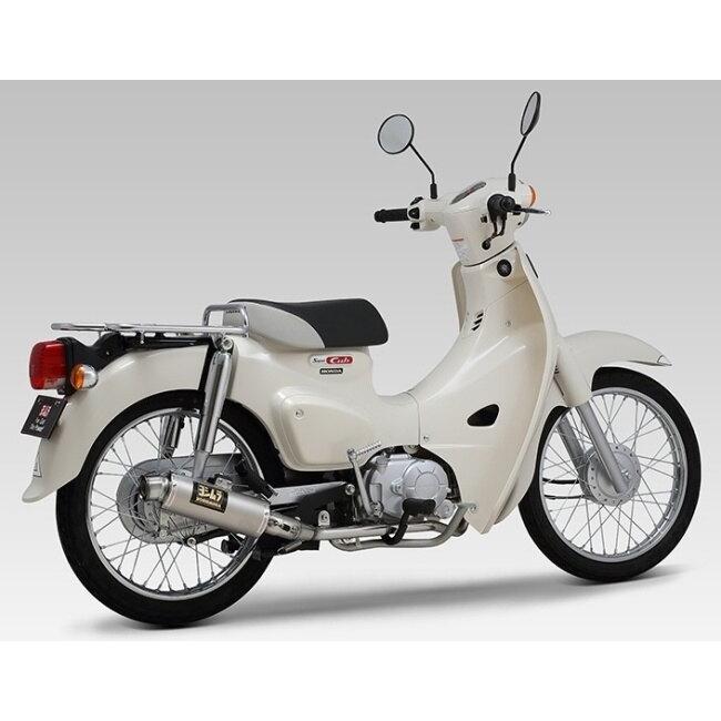 スーパーカブ  ヨシムラマフラー（ステンレス） YOSHIMURA ヨシムラ 機械曲 GP-MAGNUMサイクロン TYPE-DOWN EXPORT