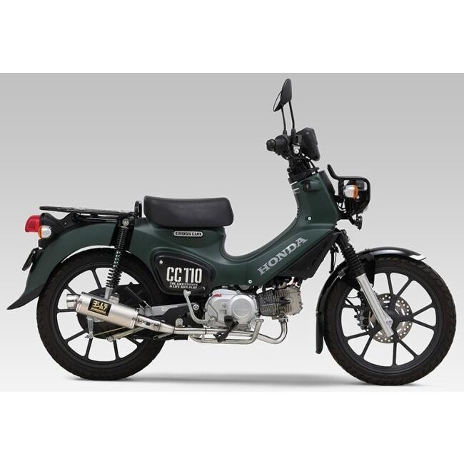 YOSHIMURA GP MAGNUMマフラー JA59 JA44 カブ用 ヨシムラ（YOSHIMURA） スーパーカブ110 (18〜21/22) サテン