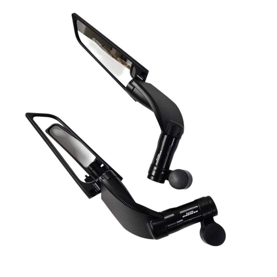 KEMEKO ケメコ ハンターミラースリム 汎用モーターサイクルミラー