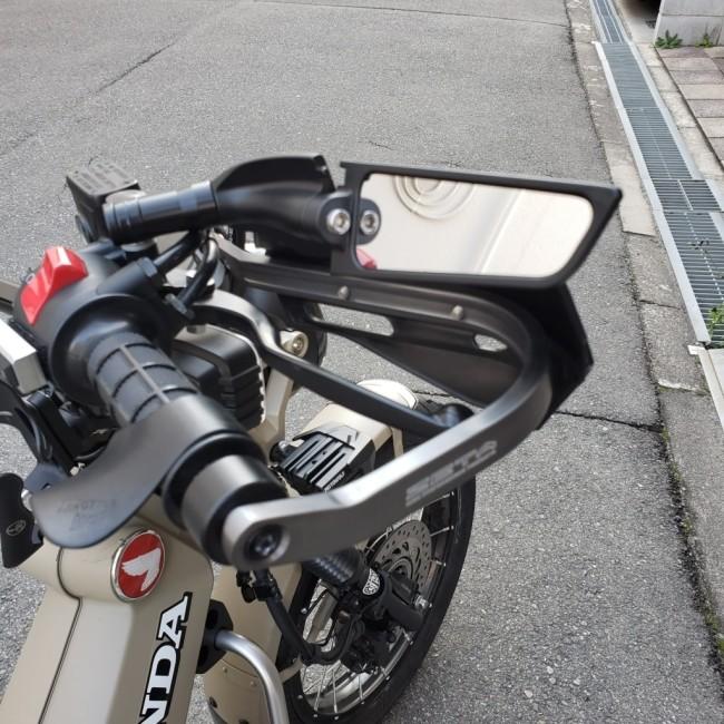 CUB！ KEMEKO ケメコ ハンターミラースリム 汎用モーターサイクルミラー