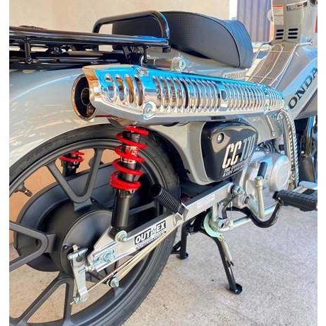 OUTEX クロスカブJA45用 ステンレスアップマフラー