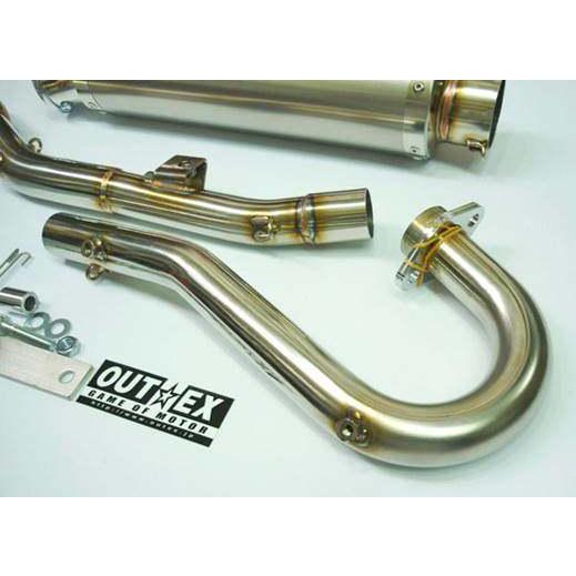 DELTA エキパイ　マフラー Dトラッカー125 DELTA（デルタ） トルクヘッドパイプ Dトラッカー125 KLX125 KAWASAKI