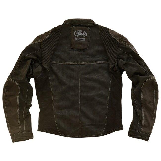 GREEDY（レザー）レーシングジャケット （LLサイズ）アンタレス GREEDY バイクジャケット レザー メッシュ LL GREEDY（レザー