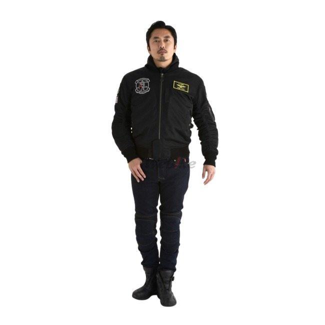 HOUSTON ヒューストン MA-1 BLACK KNIGHTS MESH M／C JAC サイズ：3XL メッシュジャケット ジャケット アパレル | HOUSTON | 07