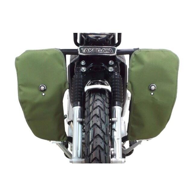 SP武川 SPタケガワ レッグバンパー＆シールドキット カラー：グリーン クロスカブ110 Lite クロスカブ50 HONDA ホンダ レッグバイザー・シールド 外装の画像