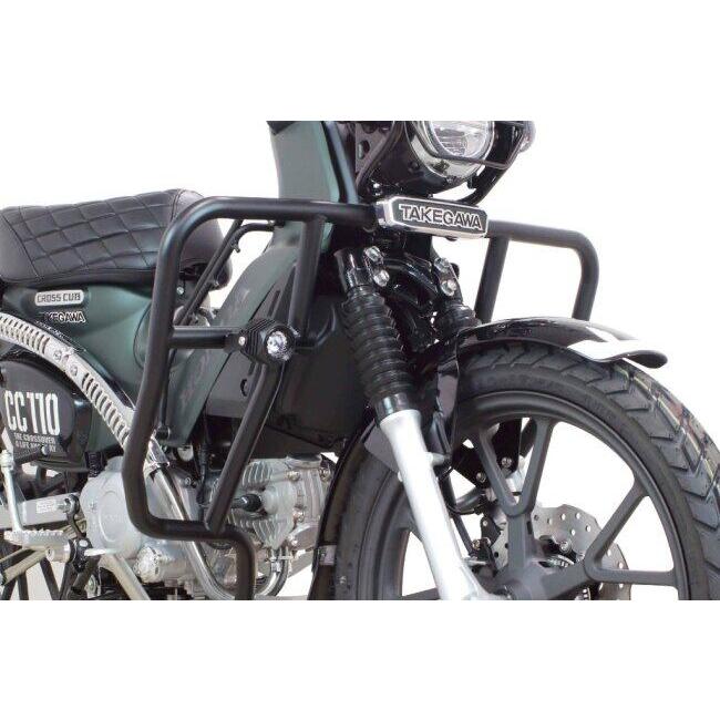 SP武川 SPタケガワ レッグバンパー＆シールドキット カラー：グリーン クロスカブ110 Lite クロスカブ50 HONDA ホンダ レッグバイザー・シールド 外装の画像