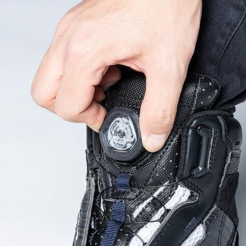Y’S GEAR(YAMAHA) ワイズギア YAMAHA×クシタニ フローシューズ YAL04K［ブラック］ライディングシューズ サイズ：24.5 ライディングシューズ フットウェア_3