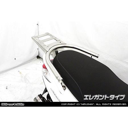 WirusWin ウイルズウィン SHAD製リアボックス付きタンデムバー アクシスZ YAMAHA ヤマハ グラブバー・タンデムバー・シーシーバー 外装の画像