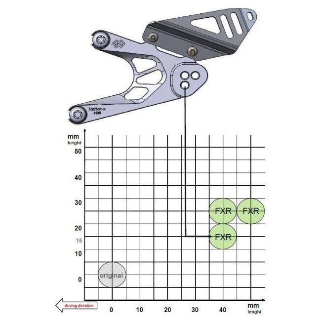 GILLES TOOLING ギルズツーリング アジャスタブル バックステップ