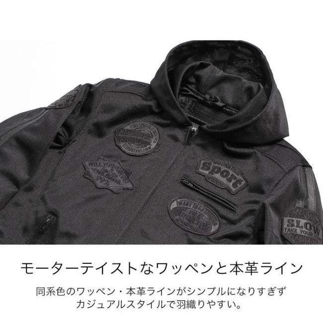 DEGNER（デグナー） メッシュフード付ジャケット サイズ：M メッシュ