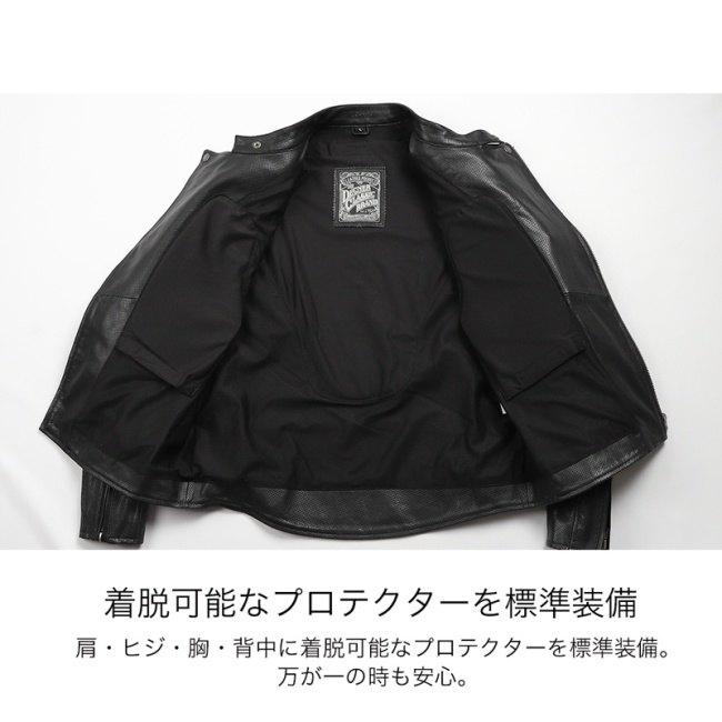 デグナー　メッシュレザージャケット　XLサイズ DEGNER（デグナー） レザーメッシュジャケット サイズ：XL レザー