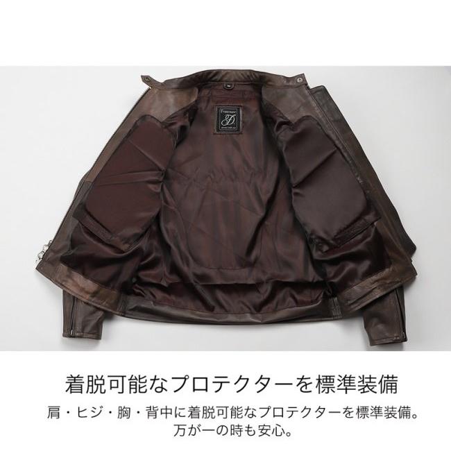 DEGNER（デグナー） レディースレザージャケット サイズ：M レザー