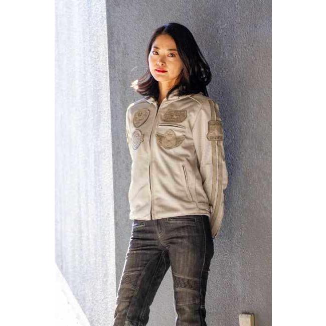 DEGNER（デグナー） レディースメッシュフード付ジャケット サイズ：L