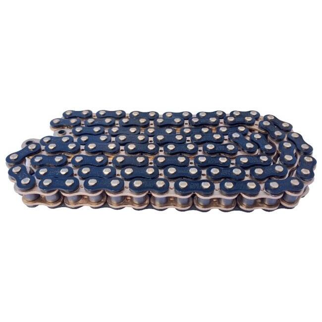 EKチェーン 江沼チェーン QXリングシールチェーン 428SRX2 ブラックゴールド【カシメ(MLJ)ジョイント付属】 リンク数：102L チェーン 駆動系 | EKチェーン | 01