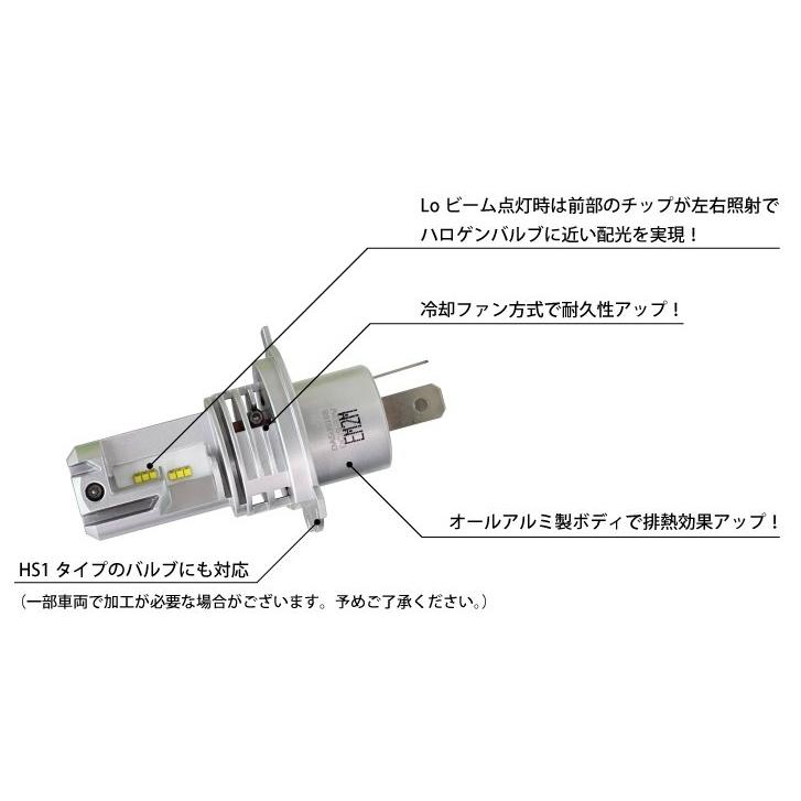 LeFH-e リーフイー GT120 MOTO LED U-250/H4 Air 250cc以下の小型車両