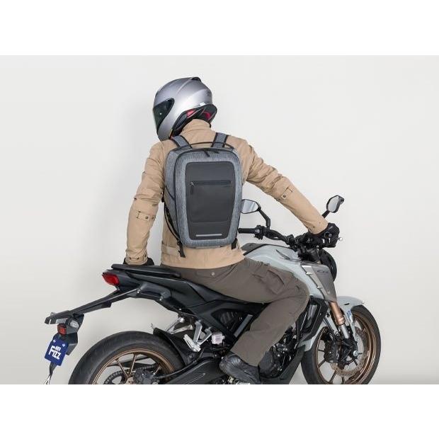 TANAX motofizz タナックス モトフィズ ライディングザック 18 カラー：グレー  CB125R YZF-R25 HONDA ホンダ YAMAHA ヤマハ シートバッグの画像