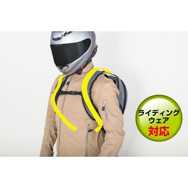 TANAX motofizz タナックス モトフィズ ライディングザック 18 カラー：グレー  CB125R YZF-R25 HONDA ホンダ YAMAHA ヤマハ シートバッグの画像