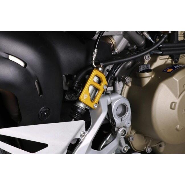 CNC Racing シーエヌシーレーシング リアブレーキマスターガード カラー：ゴールド DUCATI ドゥカティ マスターシリンダーガード ブレーキの画像