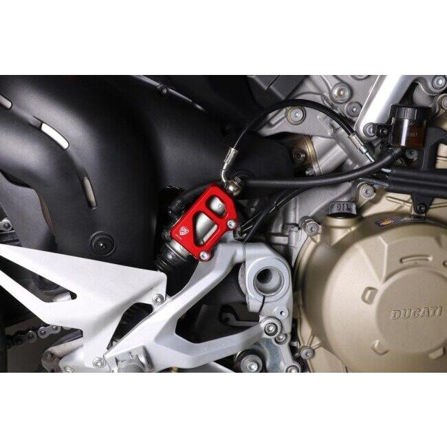 CNC Racing シーエヌシーレーシング リアブレーキマスターガード カラー：レッド DUCATI ドゥカティ マスターシリンダーガード ブレーキの画像