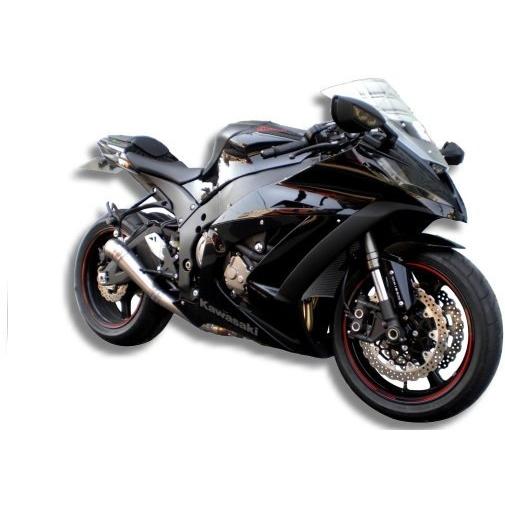 ASAHINA RACING アサヒナレーシング GPスタイル メガフォンスリップオン オプション専用バッフル：あり / オプションサイレンサーステー：あり ZX10R マフラー