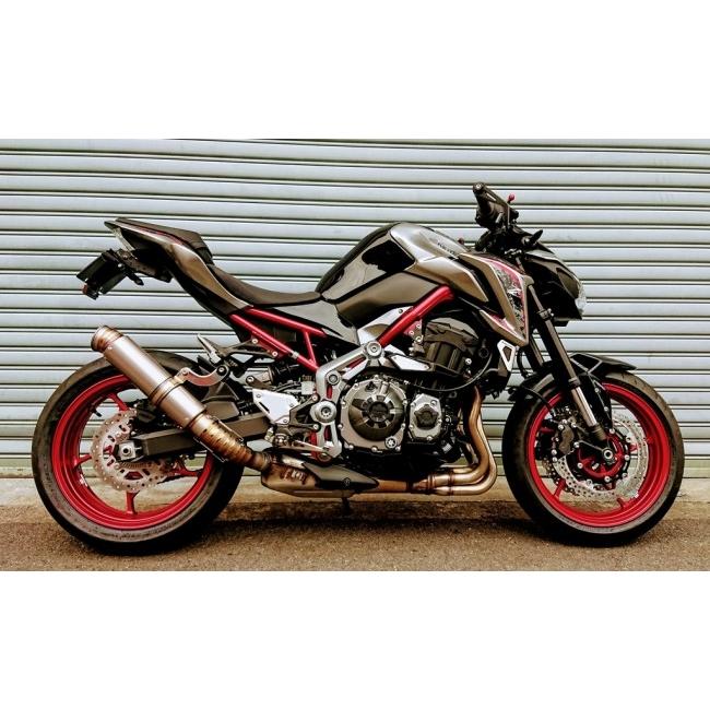 ASAHINA RACING アサヒナレーシング フルチタンGPフォーミュラスリップオン サイレンサー長：400mm / オプションサイレンサーステー：あり Z900 マフラーの画像