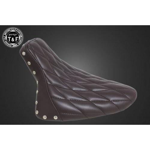 ドラッグスター400 シングルシート ダイヤカット スタッド付き Garage T＆F ガレージ スタッド付きシングルシート タイプ：ダイヤ