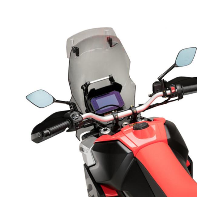Puig プーチ ツーリングスクリーン バイザー付き(Touring Windshield with Visor) TUAREG 660 RALLY APRILIA アプリリア スクリーン 外装_2