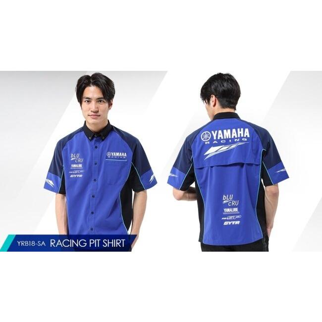 Y’S GEAR(YAMAHA) ワイズギア YRB18-SA レーシングピットシャツ サイズ：S ピットシャツ・ワークシャツ アパレルの画像
