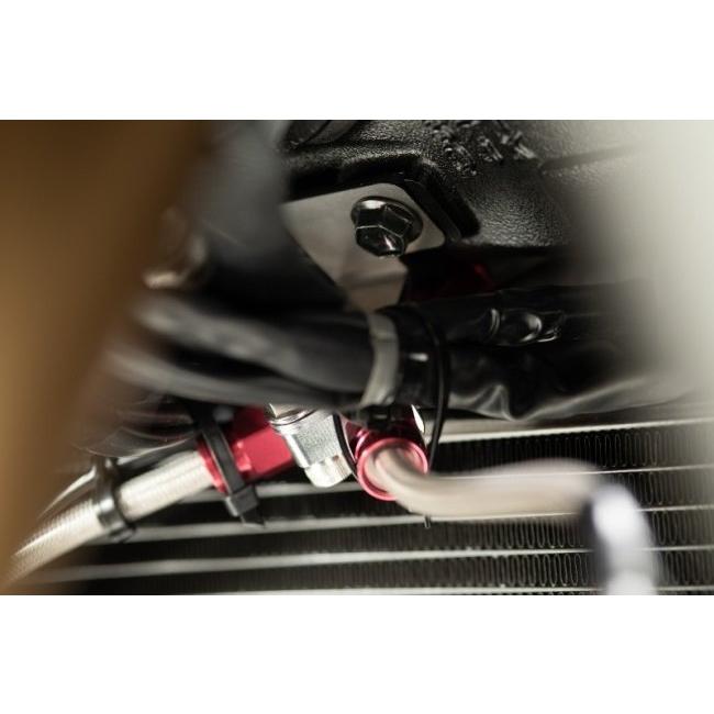 SWAGE-LINE スウェッジライン プロ フロント ブレーキホースキット フィッティングカラー：ステンレスブラック / ホースカラー：ブラック GSX-S1000GT ブレーキ_3