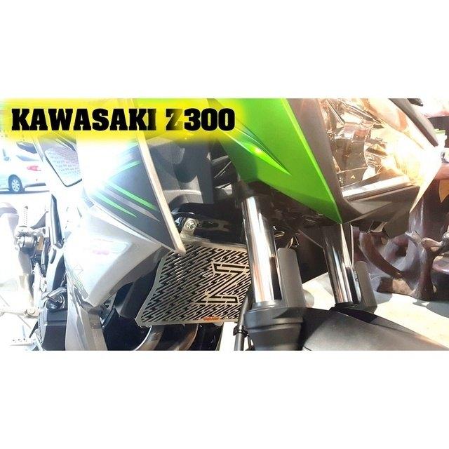 GUARDO ガルドー Stainless Steel Radiator Guard Z300 KAWASAKI カワサキ ラジエーターコアガード・オイルクーラーコアガード 冷却関連 エンジンの画像