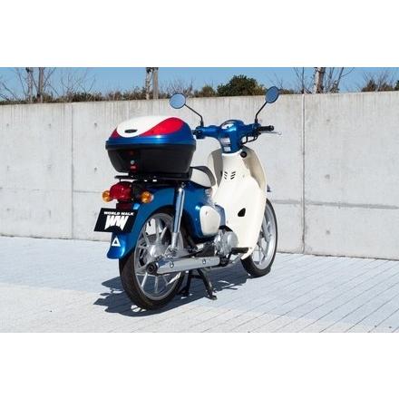World Walk ワールドウォーク スーパーカブ110 純正色 塗装リアボックス(2色塗装) カラー：バージンベージュ×クラシカルホワイト 車体用バッグ・ケース_6