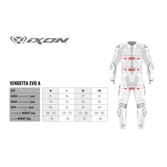 IXON イクソン レーシングスーツ VENDETTA サイズ:XL IXON イクソン レーシングスーツ VENDETTA サイズ:XL