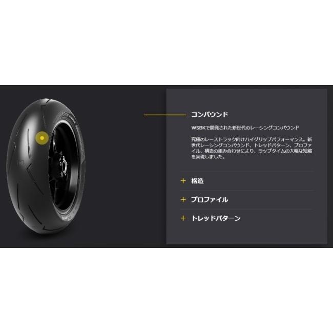 PIRELLI ピレリ DIABLO SUPERCORSA SC V4 【140/70 R 17 M/C TL 66V V4