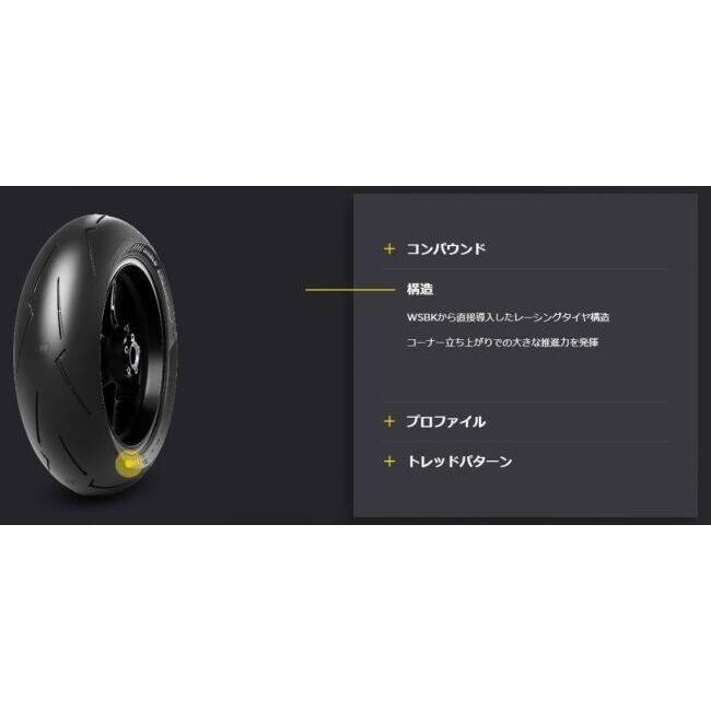 PIRELLI（ピレリ） DIABLO SUPERCORSA SC V4 【200/60 R 17 M/C TL 80V