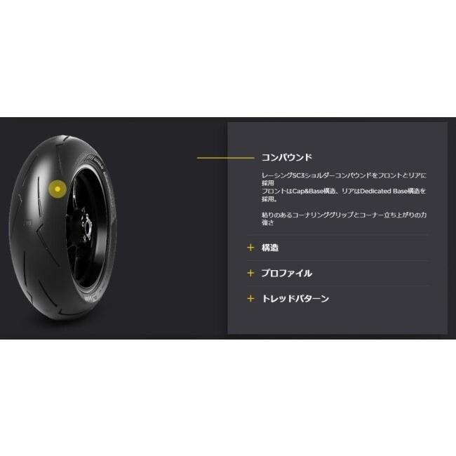 PIRELLI（ピレリ） DIABLO SUPERCORSA SP V4 【200/55 ZR 17 M/C TL