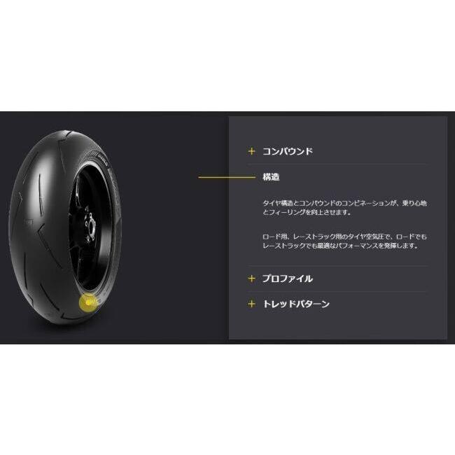 PIRELLI（ピレリ） DIABLO SUPERCORSA SP V4 【200/55 ZR 17 M/C TL