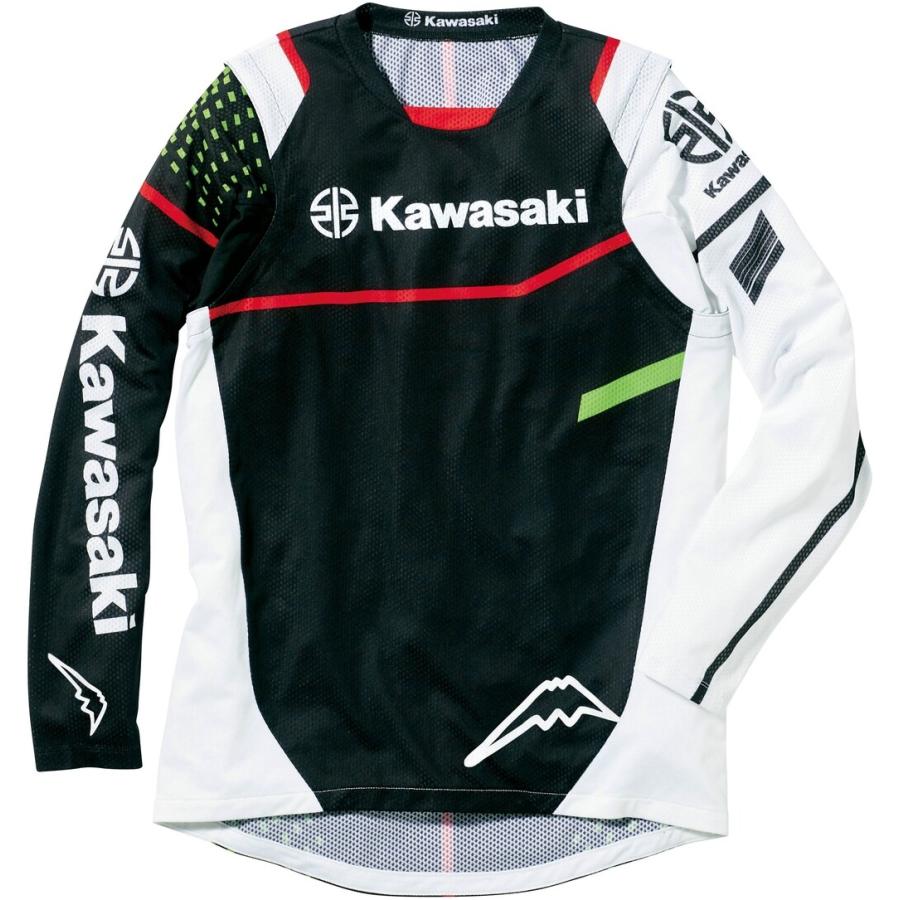 【新品】Kawasakiクシタニ製／ ムーブオフロードジャージ LLサイズ カワサキ（Kawasaki） 【カワサキ×クシタニ】ムーブ オフロード