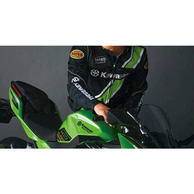 カワサキ（Kawasaki） カワサキ×BATES クラシックメッシュジャケット