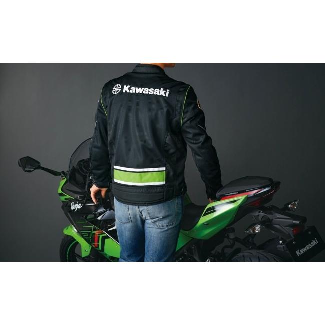 カワサキ（Kawasaki） カワサキ×BATES クラシックメッシュジャケット