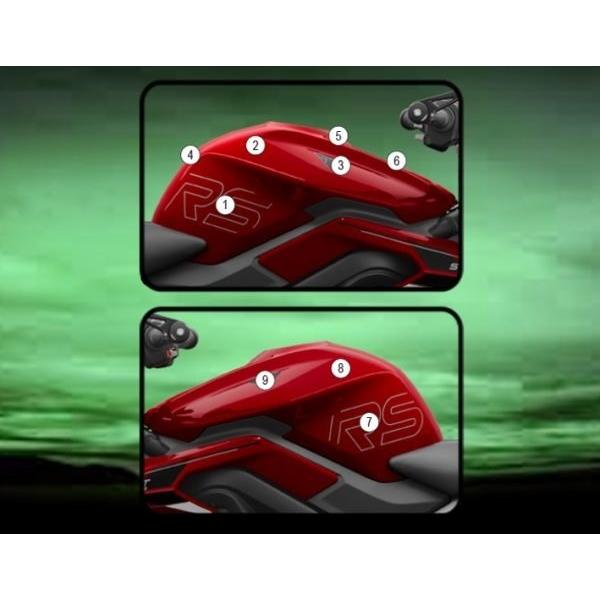 EAZI-GUARD イージーガード PPF FULL TANK PROTECTION カラー：グロスサーフェス(艶あり) 765 STREET TRIPLE TRIUMPH トライアンフ 外装 | ブランド登録なし