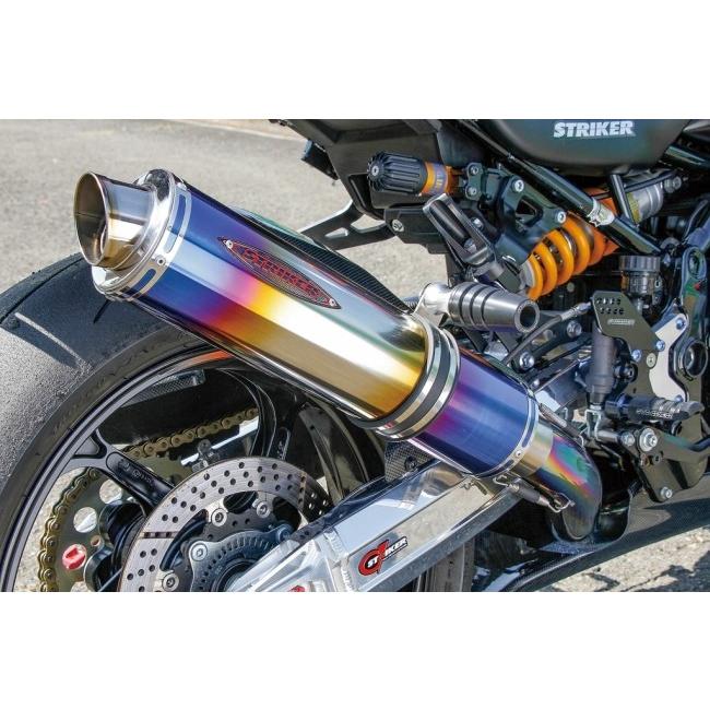 z900rs 2024 マフラーガード ストライカー STRIKER（ストライカー） サイレンサースライダー カラー：シルバー