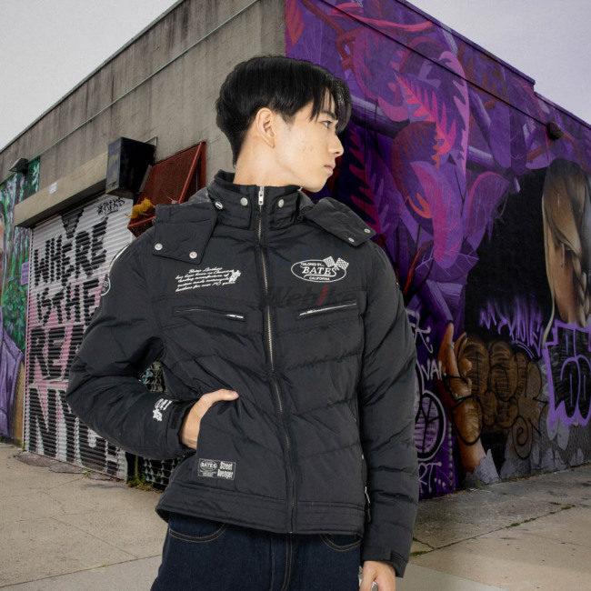 BATES（ベイツ） 【ストリートアベンジャー】中綿入りナイロン