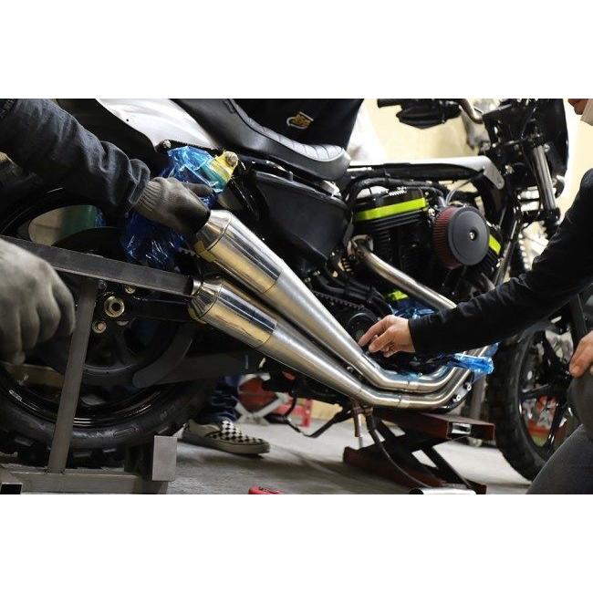 GLEAMING WORKS グリーミンワークス FTツインハンマー フルエキゾーストマフラー カラー：ブラック スポーツスター HARLEY-DAVIDSON ハーレーダビッドソン_9