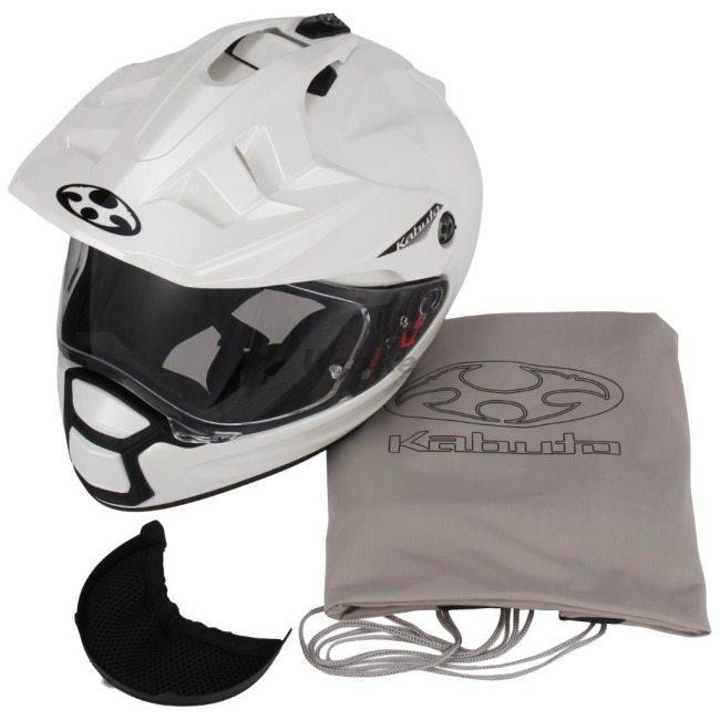 オージーケーカブト　オフロード GEOSYS パールホワイト (サイズ:M)美品 Amazon | OGK KABUTO(オージーケーカブト) バイクヘルメット