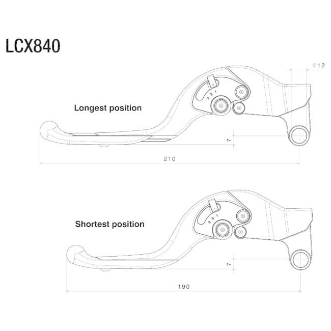 rizoma リゾマ Adjustable Plus Clutch Levers カラー：ブラック FTR 1200 S INDIAN MOTORCYCLE インディアン クラッチレバー ハンドル周辺パーツ ハンドル | rizoma | 02
