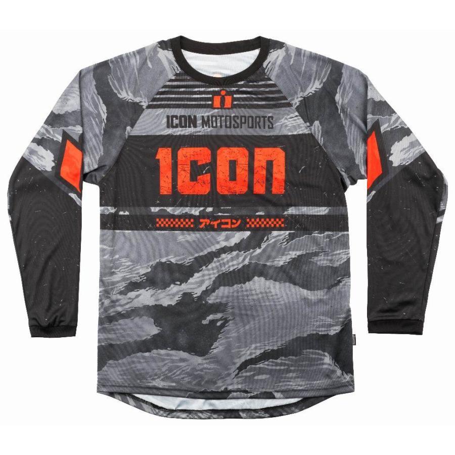 ICON アイコン JERSEY TIGER’S BLOOD サイズ：XL オフロードジャージ オフロードバイクウェア アパレル | icon（ヘルメット）