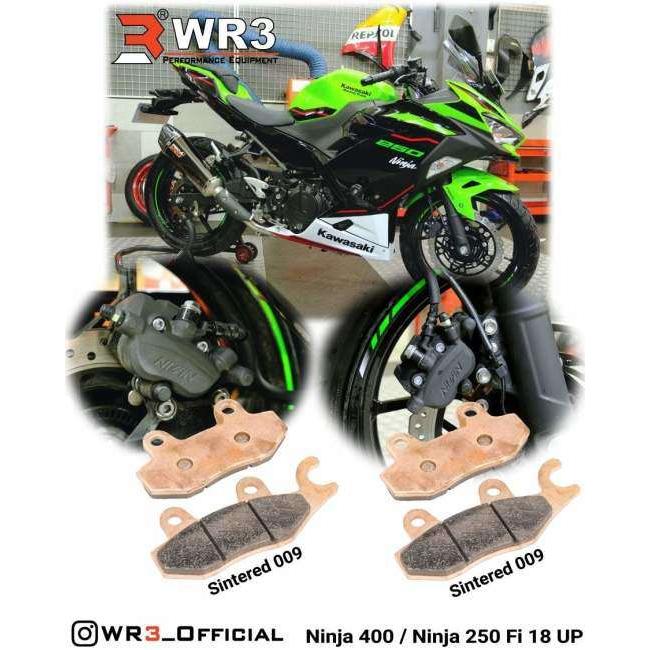 WR3 ダブルアールスリー 焼結ブレーキパッド ニンジャ 150RR Ninja250R