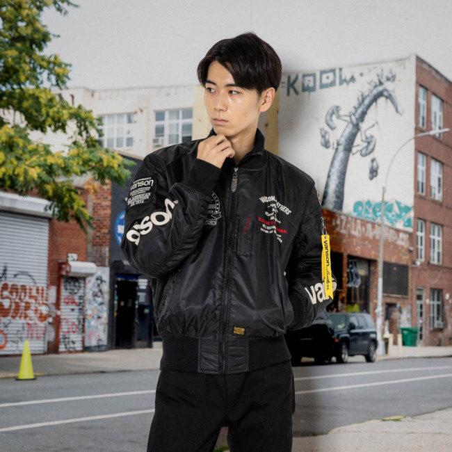 vanson ma−1タイプ VANSON（バンソン） MA-1ジャケット サイズ：M オールシーズン